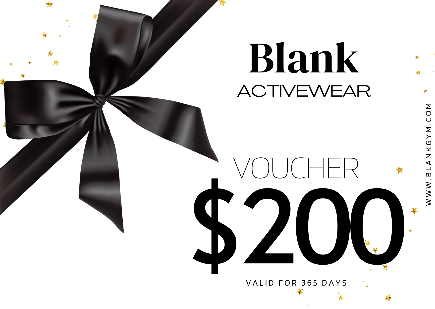 Blank Activewear Gift Card