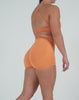 Sculpt Scrunch Shorts - Vibrant Orange