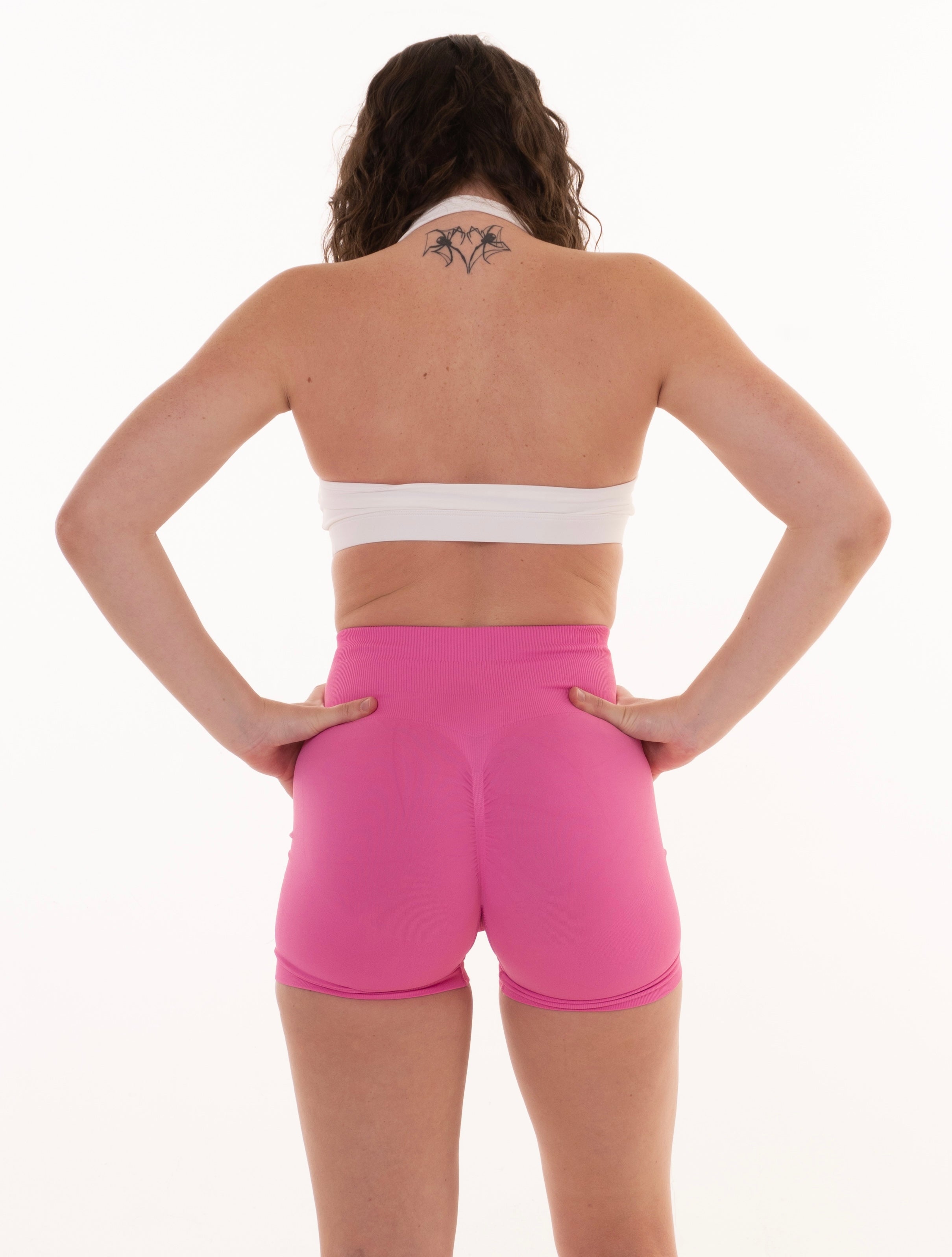 Scrunch Shorts - Bubblegum Pink