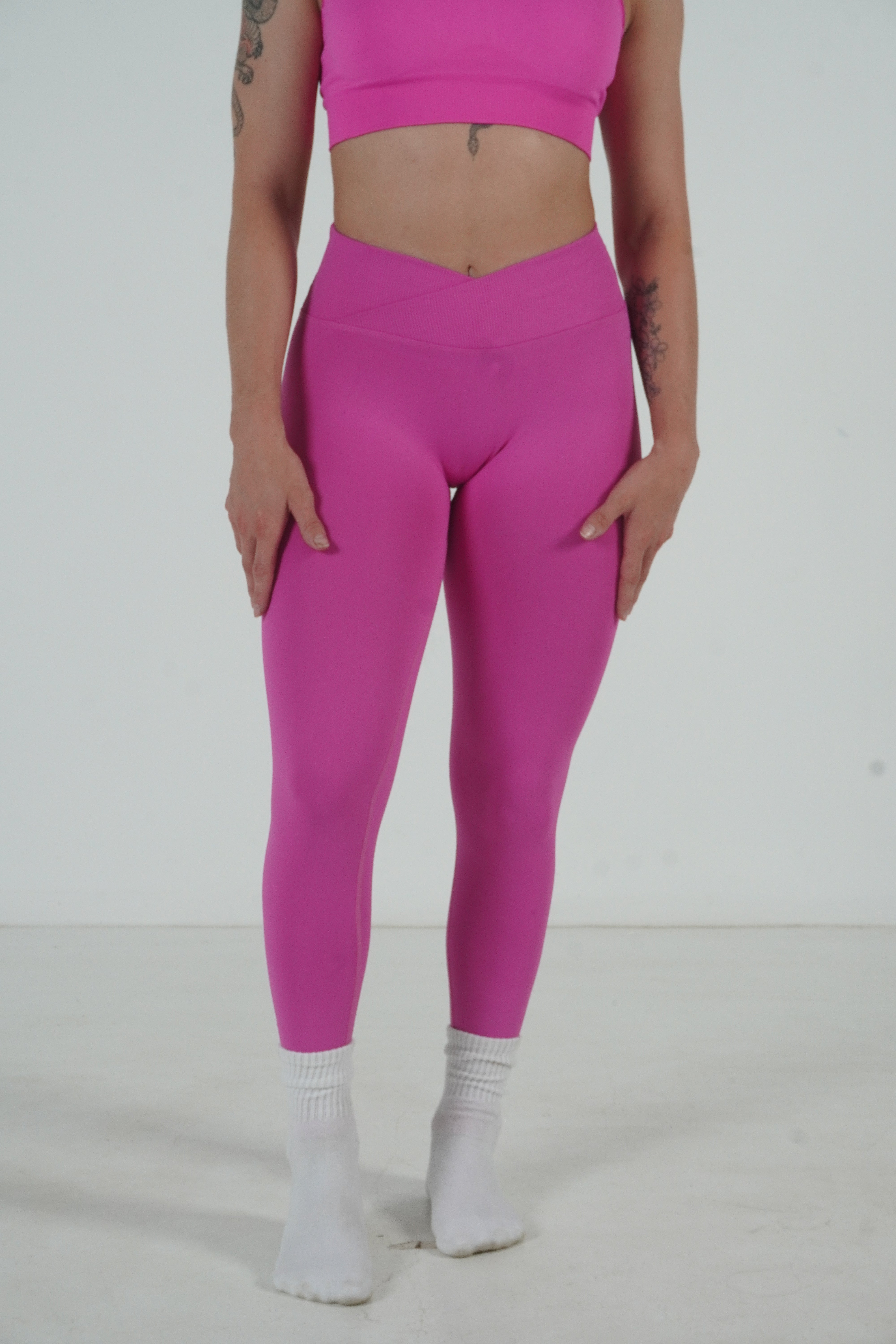 Verva Leggings - Bubblegum Pink