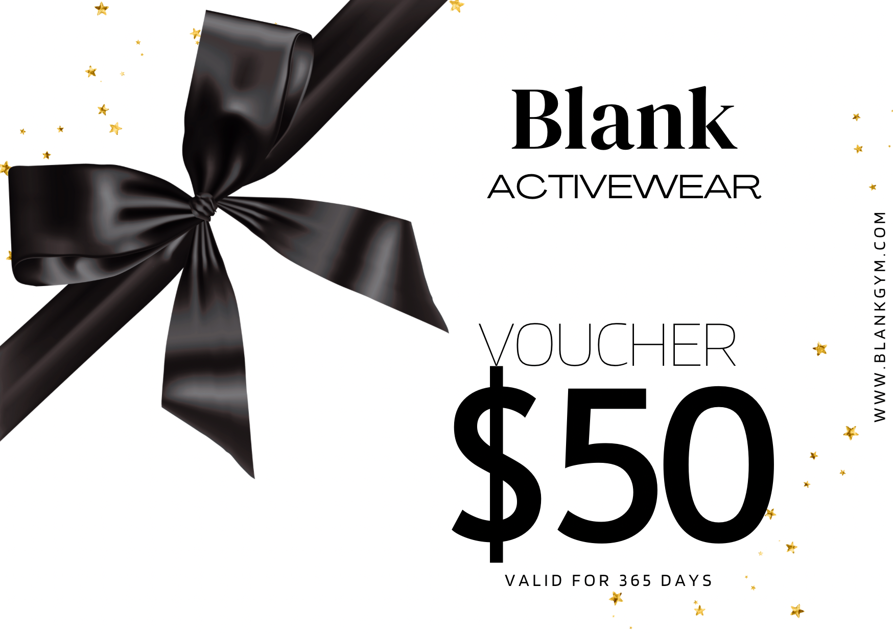 Blank Activewear Gift Card