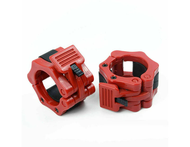 Barbell Clips - Red
